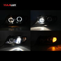 Feux avant LED pour BMW E46 4 portes 2001-2004, feux de jour DRL, clignotants LED, projecteurs à lentille bi-focus, accessoires auto