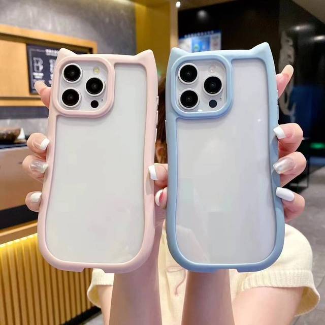 Wholesale Customized Painting Print Clear Acrylic Blank Sublimation Back Cover Mobile Cases for Iphones 15 14 13 12 Pro Max Case