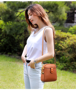 กระเป๋าโท้ทแบบลำลองสำหรับผู้หญิงยอดนิยมกระเป๋าสะพายไหล่สายเดียวมีซิปความจุมากนุ่มทนทานอเนกประสงค์ - Product Image 2