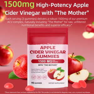 Etichetta privata 1500mg per uso adulto Premium per la perdita di peso antiossidante per la salute dell'apparato digerente supporto per l'aceto di sidro di mele - Product Image 4