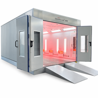 Cabina de Pintura en Aerosol para SUV con Panel Sándwich EPS Semi Downdraft Infrarrojo con Calefacción Eléctrica Certificada por MOT, SDLONXIANG LXD3, Certificación CE
