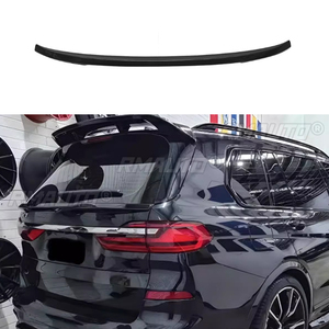 For BMW X7 G07 2019-2023 ABS Glossy <b>Black</b> Rear Trunk Middle Spoiler Lip Car Styling <b>Wing</b> - Product Image 1