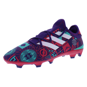 ADIDAS gamemode knit รองเท้าฟุตบอล FG unisex สีม่วงเข้ม/รองเท้าสีขาว/ทับทิมสีแดง | ของแท้100% - Product Image 1