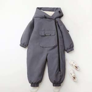 1-4 Years <b>Girl</b> Winter Down Jackets Jumpsuit for Children <b>Toddler</b> Snowsuit <b>Coat</b> - Product Image 3