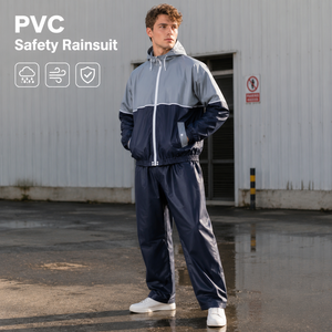 Veste de pluie imperméable pour motards, combinaison de pluie pour moto - Product Image 1