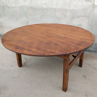 Table de banquet en bois moderne pour l'extérieur, idéale pour les mariages, les fermes, les hôtels et les événements - Qualité supérieure