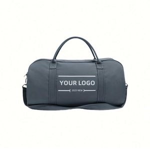New Arrival Custom Logo Adjustable Large Capacity Canvas Travel Tote <b>Bag</b> Fashion Weekend Duffle <b>Bag</b> with Zipper - Product Image 3