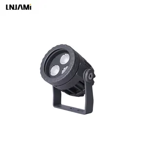 LNJAMI di alta qualità 6W 9W RGB proiettore esterno DC 24V IP66 Mini RGB LED luce di inondazione per faretti da giardino