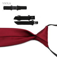 Cravate rouge vin solide colorée hommes femmes cravates mode lycée uniforme professionnel étudiant serveuse chemise de personnel accessoires