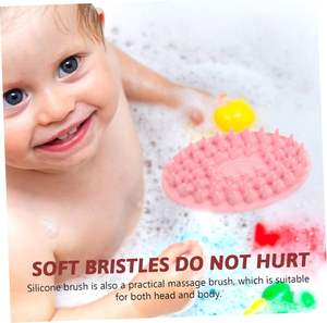 Brosse de bain exfoliante multifonction en silicone pour le corps et les cheveux, brosse douce pour le nettoyage du corps, unisexe, vente en gros - Product Image 2