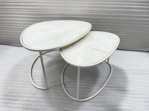 Juego de Mesas de Centro Modernas para Sala de Estar, Mesa Central Contemporánea con Mesas Auxiliares a Juego para el Hogar y Apartamento - Product Image 3