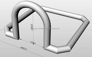 Piste <span class=keywords><strong>de</strong></span> course <span class=keywords><strong>de</strong></span> Karting gonflable commerciale <span class=keywords><strong>de</strong></span> qualité supérieure, piste Rc gonflable pour les quads, les vélos, les jeux <span class=keywords><strong>de</strong></span> Sport - Product Image 5