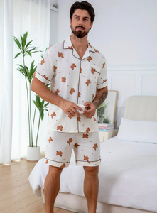 Custom <b>Men's</b> <b>Pajama</b> <b>Set</b> Bamboo Cooling Lounge Wear <b>Pajamas</b> <b>Mens</b> <b>Sets</b> Micro Modal Tencel <b>Pajamas</b> 100 Moq Mercado Mayorista - Product Image 5