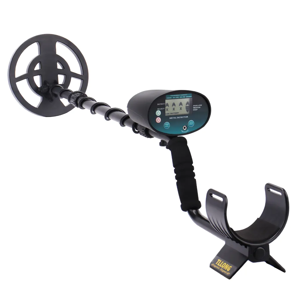 GT620G Factory direct new design LCD display metal detector cheaper price waterproof searching coil