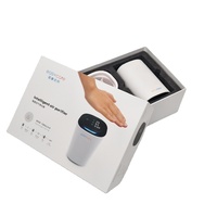Offre Spéciale boîte-cadeau en papier de carton personnalisée pour emballage léger électronique Mini purificateur d'air de voiture éponge doublure en relief