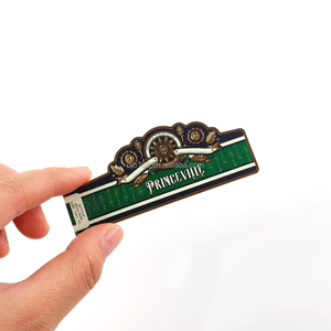 High Quality 3D Raised <b>Gloss</b> Adhesive <b>Paper</b> Cigar Sticker Custom Label with Golden Foil Embossed Design Scratch-Off Bands - Product Image 1
