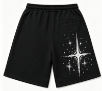 Shorts décontractés pour hommes en coton 100% noir délavé, séchage rapide, respirants, taille mi-haute élastique, style streetwear hip-hop, pour l'été