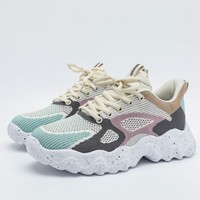 Chaussures de course tendance à lacets pour hommes et femmes, style étudiant, semelle souple, haute élasticité, semelle épaisse et confortable