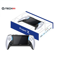 Consola de Juegos Portátil Project X, Pantalla IPS de 4.3 Pulgadas, Batería de 2500 mAh, 8 GB de RAM, Resolución de 640x480, 20 Idiomas, 2000 Juegos Integrados