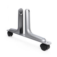 Base de support réglable pour cloison mobile de 1 à 6 cm d'épaisseur, support de séparateur de bureau pour écran de séparation de pièce, écran pliant pour entrée