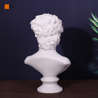 Sculpture de David en résine WeiVista, art populaire, fait main, peinte à la main, statue personnalisée, centre de table, décoration intérieure