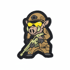 PromotionReady To Expédier En Gros PVC Caoutchouc Silicone Patchs Tactiques Souples 2D/3D Crochet et boucle Pour Sacs À Dos - Product Image 1