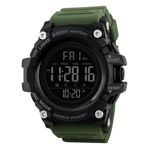 Montre sport numérique camouflage DSM11 SKMEI 1384 pour homme, étanche, affichage LED, bracelet en caoutchouc - Product Image 5