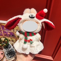 Fournisseur chinois en gros de vêtements pour poupées mignonnes de 17 cm, vêtements de Noël pour poupées, adaptés aux tenues de poupées Labubu