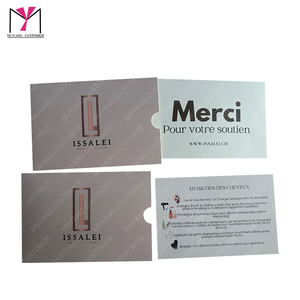 Caja de papel elegante blanca con logotipo personalizado, tarjeta de agradecimiento, pegatina, tarjeta para el cabello Melt Band, etc. - Product Image 4