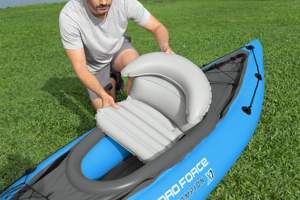 Bestway 65115 Hydro Force Cove Champion X1 Ensemble de kayak <span class=keywords><strong>gonflable</strong></span> pour 1 personne 2.75 m X 81 cm - Product Image 3