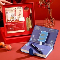 Carnet d'étudiant avec page de titre tridimensionnelle pour la saison des diplômes, ensemble cadeau créatif personnalisable avec emballage en boîte cadeau