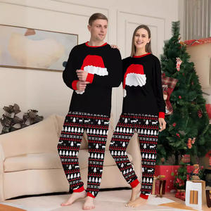 Pour Amazon EBay automne/hiver pyjama imprimé à la mode respirant maison porter avant décontracté dessin animé imprimé <span class=keywords><strong>TikTok</strong></span> baiser costume pour - Product Image 2