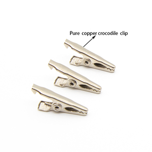 Kleiner Krokodilklemmen-<span class=keywords><strong>Clip</strong></span> 21mm Kleine Elektrische Massivkupfer-Krokodilklemme mit Glatten Backen 3A Ladeclip mit Glatten Backen - Product Image 2