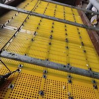 Nouveaux tamis en maille de criblage en PU haute résistance pour l'exploitation minière du charbon, criblage optimal du gravier, anti-blocage, résistant à l'usure, moulage