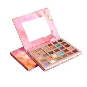 New Design Private Label Eye Shadow Palette High Pigment Summer Colors Palette 30 Colors Eyeshadow Palette