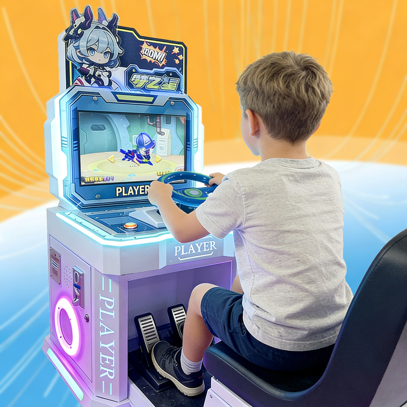 Kids VR Racing Simulator Plastic Safe