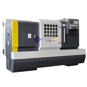 เครื่องกลึงซีเอ็นซีแนวนอนแบบเตียงราบ <span class=keywords><strong>BOCHI</strong></span>/BAOJI SK40P รุ่นประหยัดจากจีน พร้อมระบบควบคุม FANUC แกนหมุนเดี่ยว รับน้ำหนักปานกลาง - Product Image 2