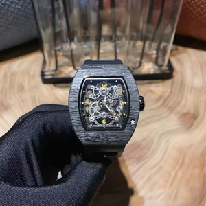 Luxury Designer Hollow RM17-01 Mechanical <b>Watch</b> High Quality Carbon Fiber Fashion Premium Wristwatch Unisex Movement Water - Product Image 2