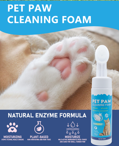 Nuevo Producto 2027: Limpiador de Patas para Perros y Gatos |   Espuma Suave Sin Enjuague |   Sin perfume con cepillo de silicona incorporado para patas ensuciadas - Product Image 3