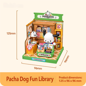 <span class=keywords><strong>บ้าน</strong></span>ไม้ไผ่จิ๋ว DIY ของครอบครัวมายเมโลดี้ คุโรมิ ชุดประกอบทำมือ ของขวัญสำหรับผู้หญิง บรรจุกล่องสี - Product Image 2