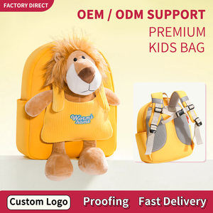 Zaino per Bambini con Logo Personalizzato OEM ODM, Basso MOQ, Simpatici Animali Cartoon, Produzione Diretta, per Bambini 3-6 Anni, Borsa <span class=keywords><strong>Scuola</strong></span> per Asilo - Product Image 1