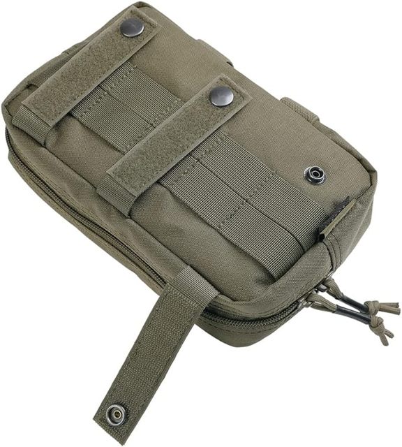 Tactical Molle Admin Pouch for Tactical Vest Chest Waist Pack Utility Tool Pouch Tactical EDC Bag