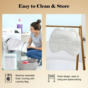 Almohada de Baño de Lujo para Aliviar el Estrés y Rejuvenecer, Almohada para Bañera con Bolsa de Lavado - Product Image 4
