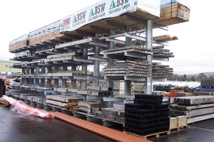 Kho Nguyên Liệu Lưu Trữ Thép Kệ Cantilever Kệ - Product Image 5