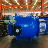 Vanne de régulation de débit et de pression à piston LT942X PN16 en fonte ductile à bride, à commande électrique pour conduite d'eau