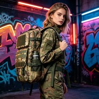 Sac à dos de randonnée anti-odeur à livraison rapide, sac à dos de chasse anime personnalisé, sac à dos tactique rétro décontracté à prix abordable