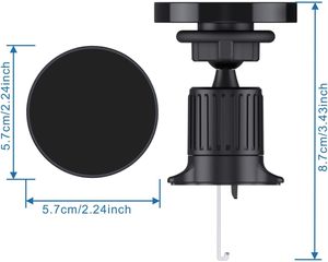 Accessoires de voiture, support de téléphone portable magnétique rotatif à 360 degrés pour voiture - Product Image 2