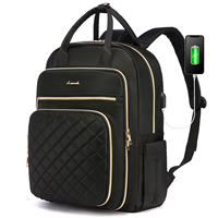 LOVEVOOK – grand sac à dos de voyage Oxford étanche, cartable USB personnalisé pour femmes 2022 17 pouces, sacs à dos pour ordinateur portable 15.6