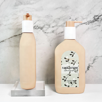 Yuerui 2023 nouveau Design bouteille vide de pompe de Lotion pour le corps de 300Ml bouteille de Gel de douche doux au toucher pour animaux de compagnie bouteille de lavage pour le corps