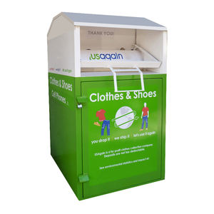 アウトドアウェア & シューズドロップボックススチールチャリティー寄付センター中古本服靴寄付ドロップオフリサイクルビン - Product Image 6